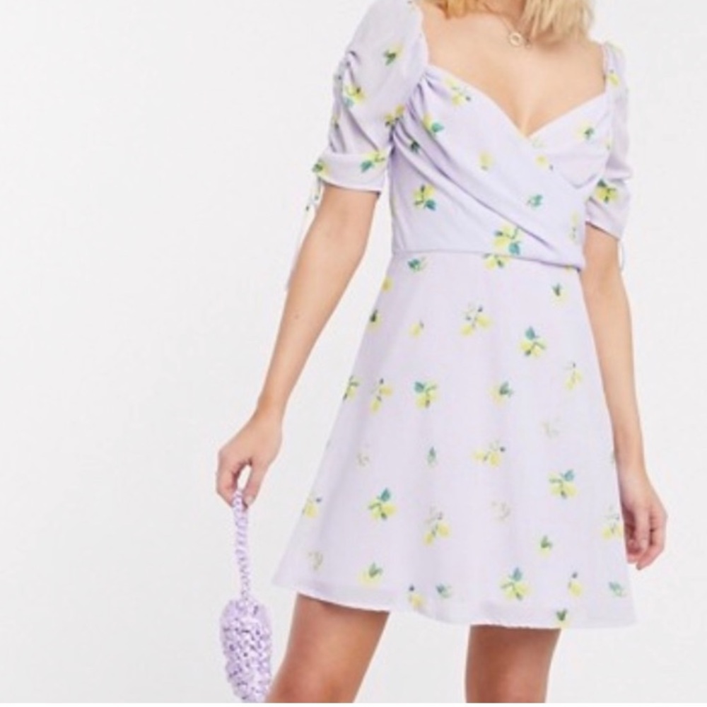Lavender / lilac  lemon dress skylar rose
